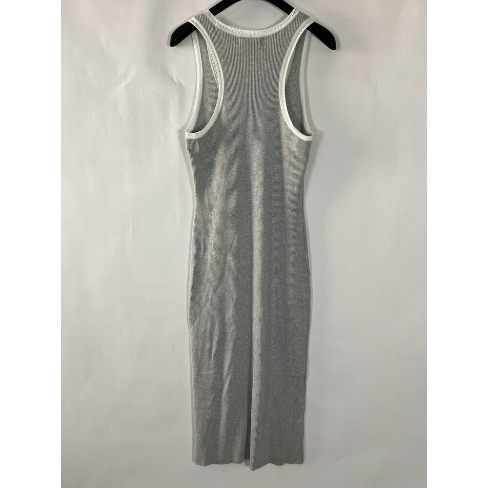 Caroline Constas Maxi Dress Medium Rib Knit Effortless Streetwear Minimalist - Picture 4 of 5